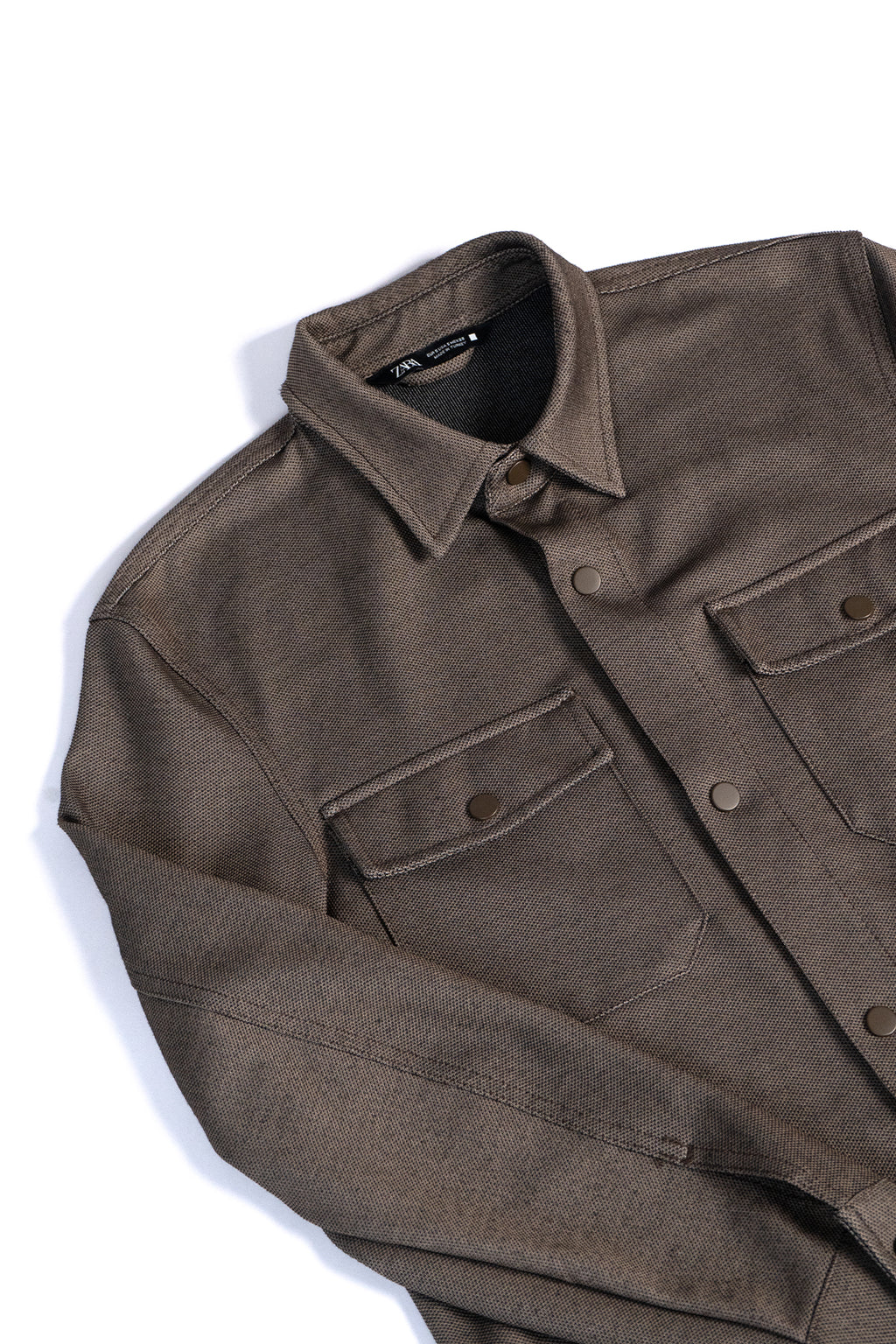 Brown Overshirt Zara