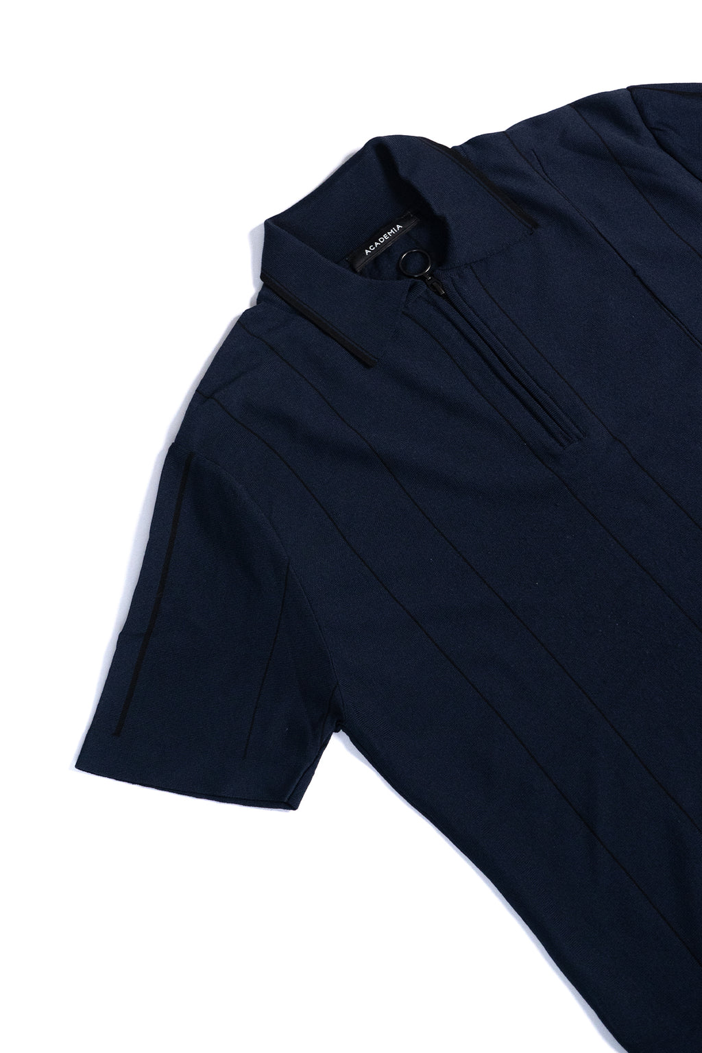 Navy Polo Neck Knitwear