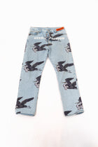 Heron Preston Bird Print Jeans
