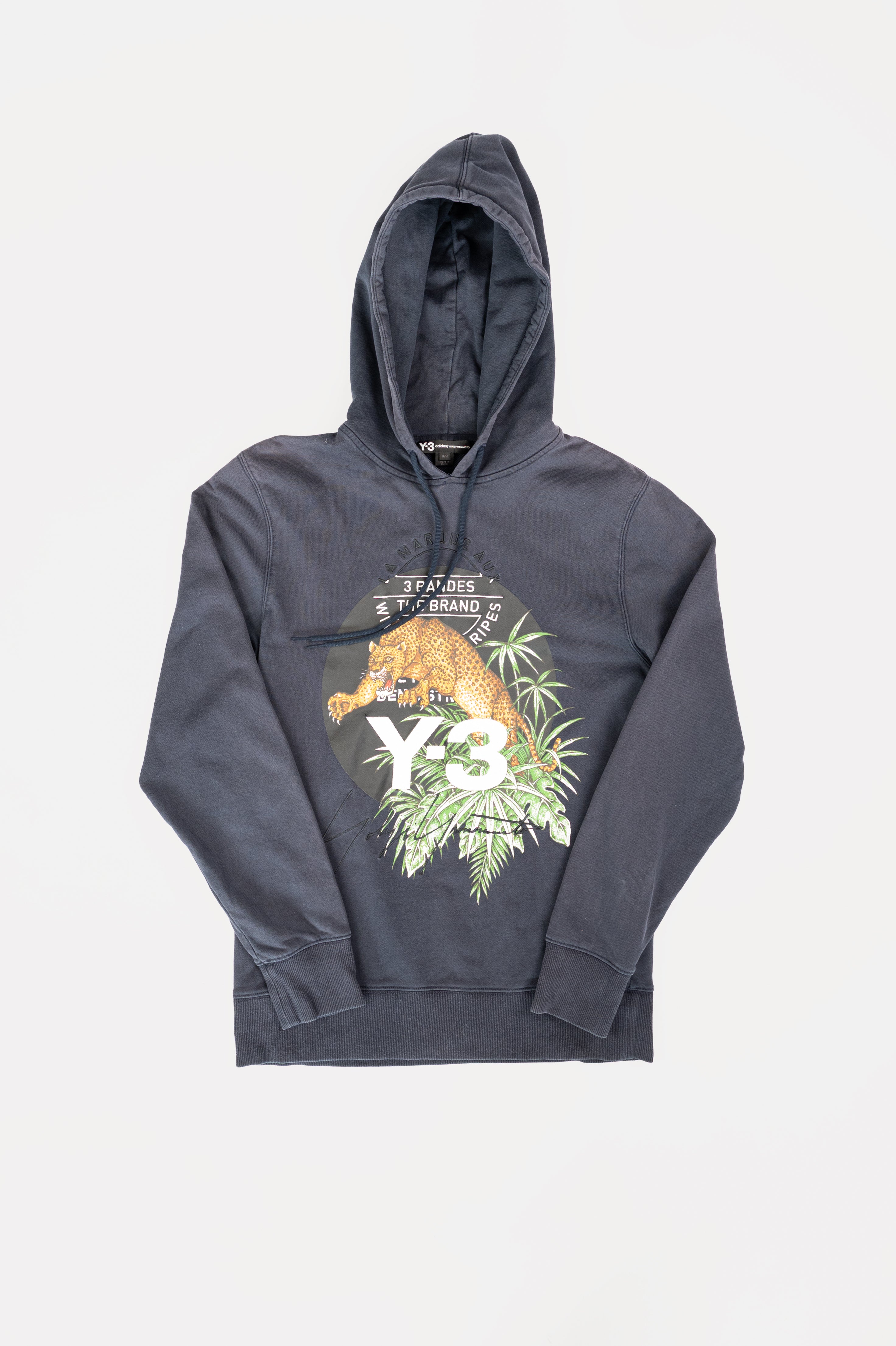 Y-3 Yohji Yamamoto Leopard Print Hoodie Y-3 at Ballers Market