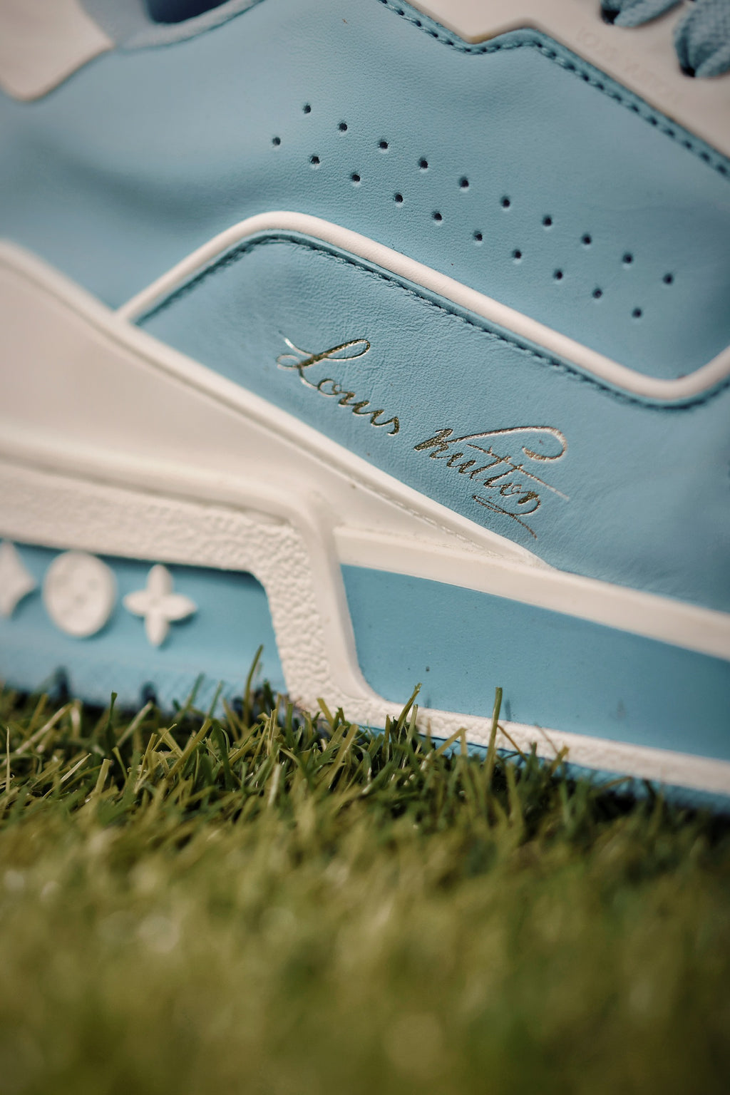 Louis Vuitton Sneakers '54' Low Blue White