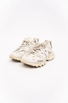 Balenciaga White Track Sneakers With Mesh Details