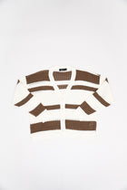 Boohoo Man Knitted Striped Cardigan