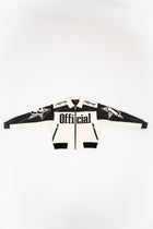 BOXY FIT PU MOTO COLLARED BOMBER JACKET