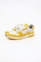 Louis Vuitton Trainer White Yellow Monogram