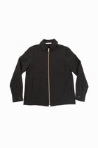Black Zip Up Overshirt