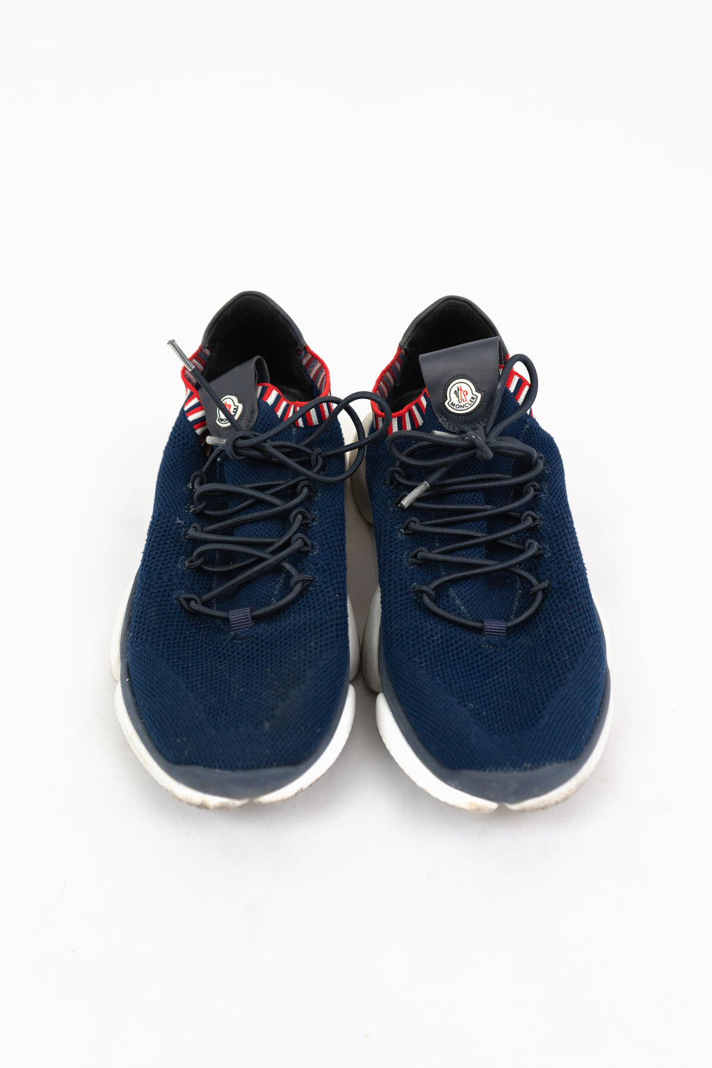 Moncler Bubble Sole Mesh Sneakers in Navy