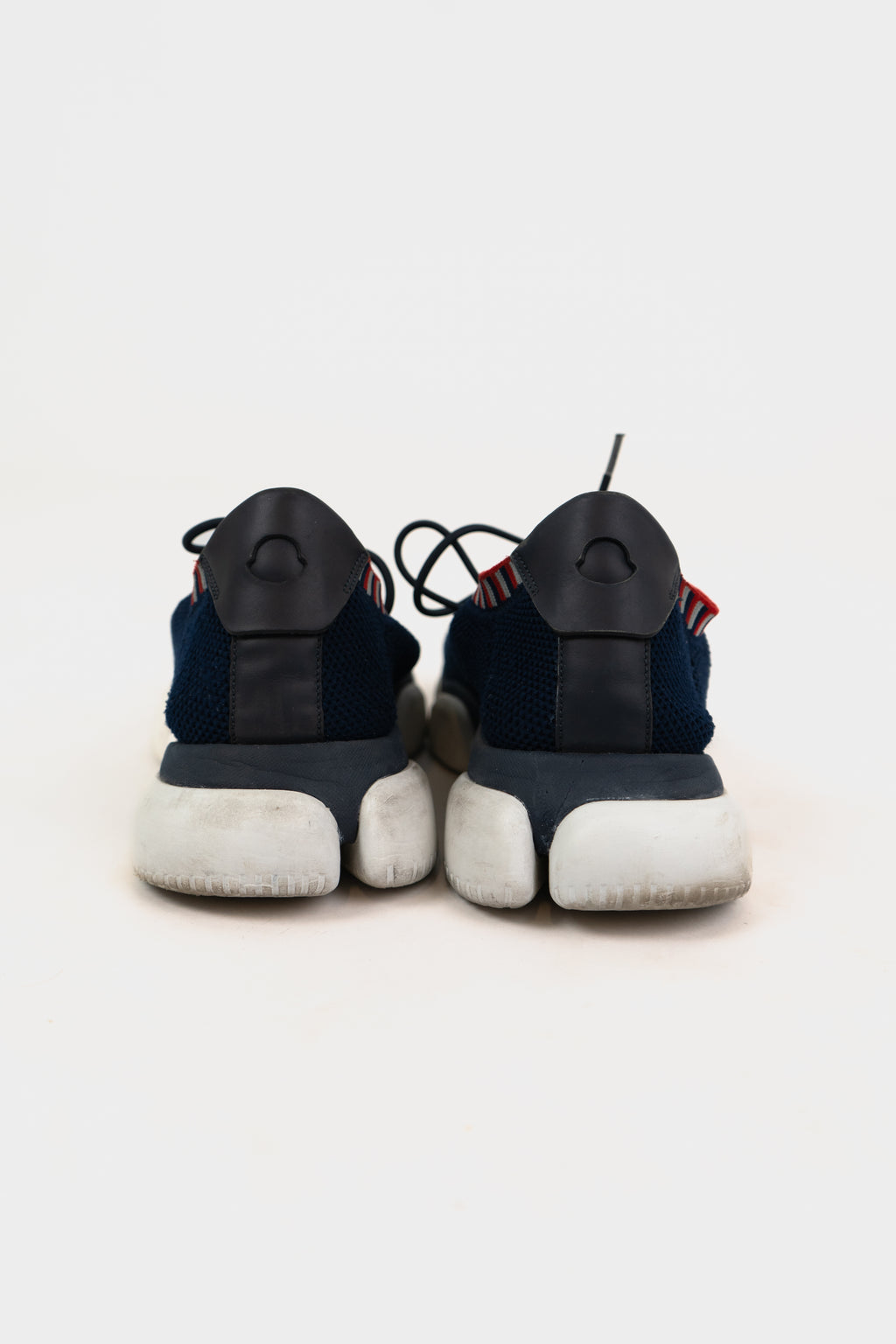 Moncler Bubble Sole Mesh Sneakers in Navy