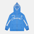 Carsicko Blue Full Zip Hoodie