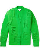 Bottega Veneta Green Chenille cardigan