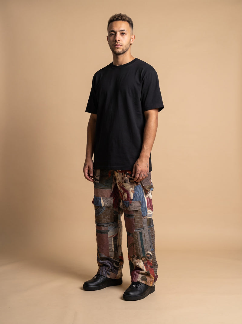 Artist Jacquard Weave Cargo Pants