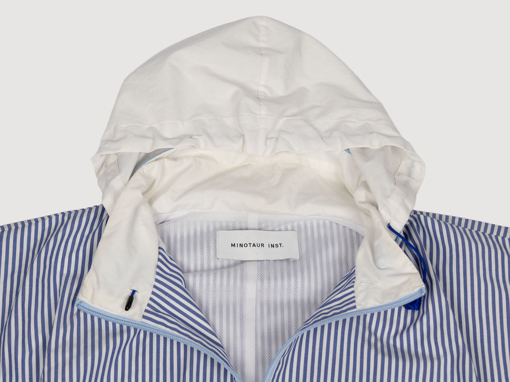Minotaur stripe hooded jacket