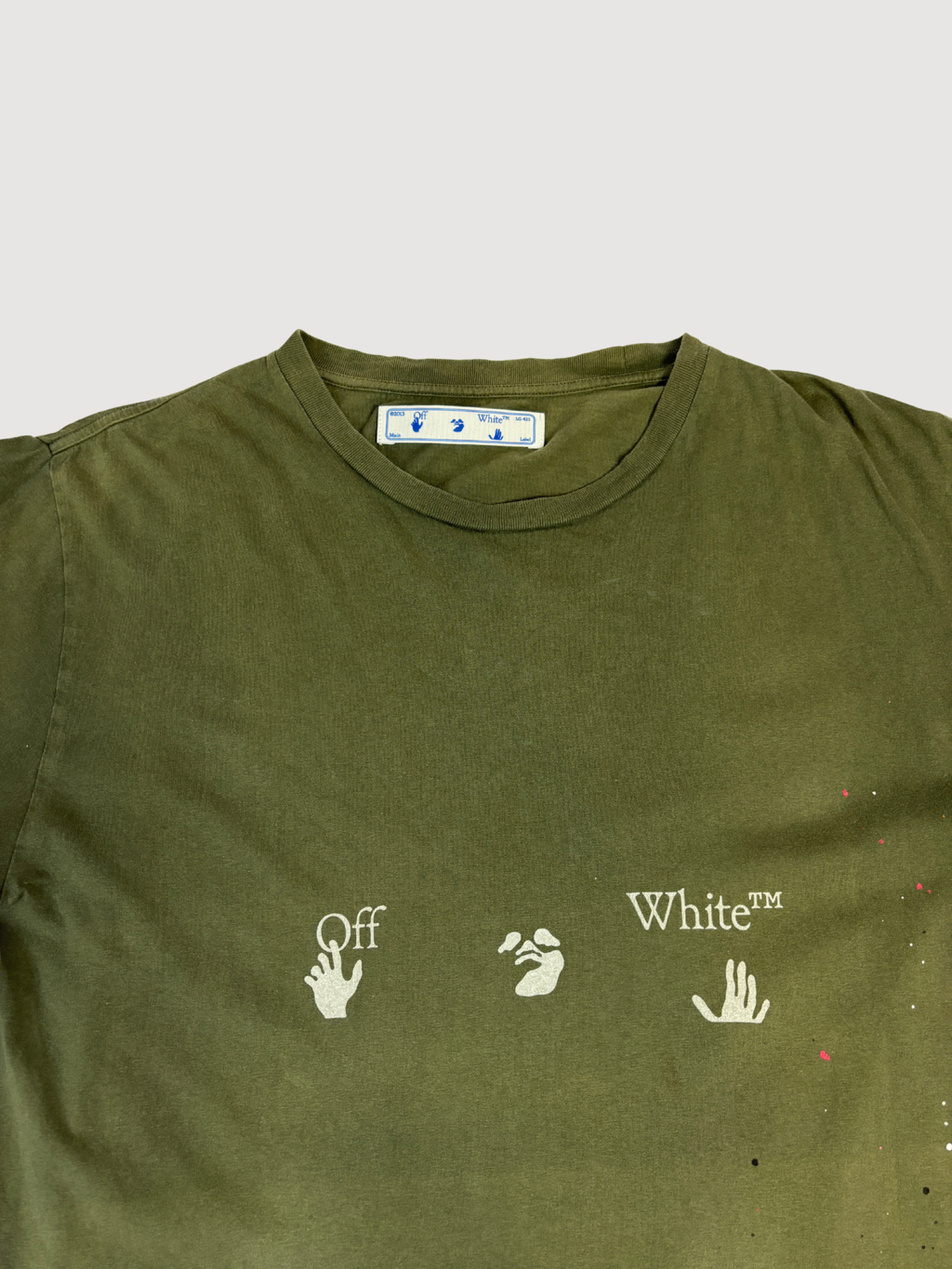 Off-White Paint Splatter Tee