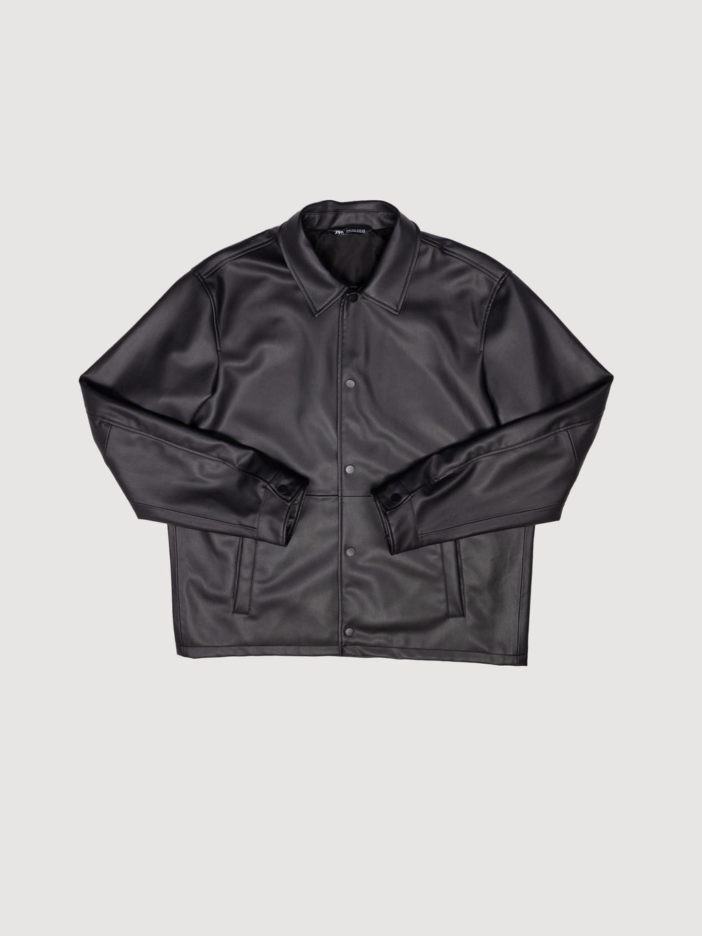 Zara Faux Leather Shirt