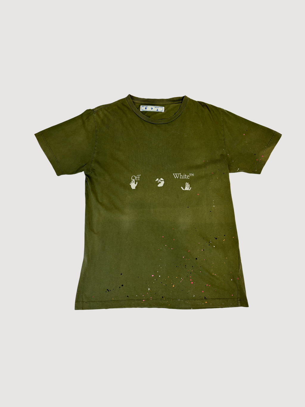 Off-White Paint Splatter Tee