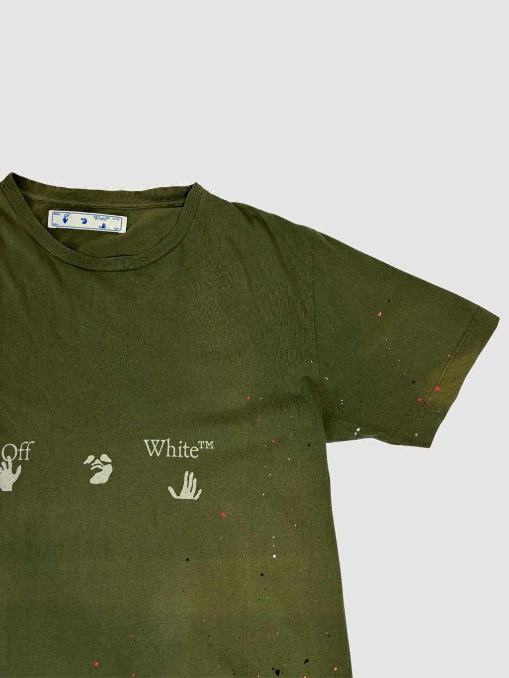 Off-White Paint Splatter Tee