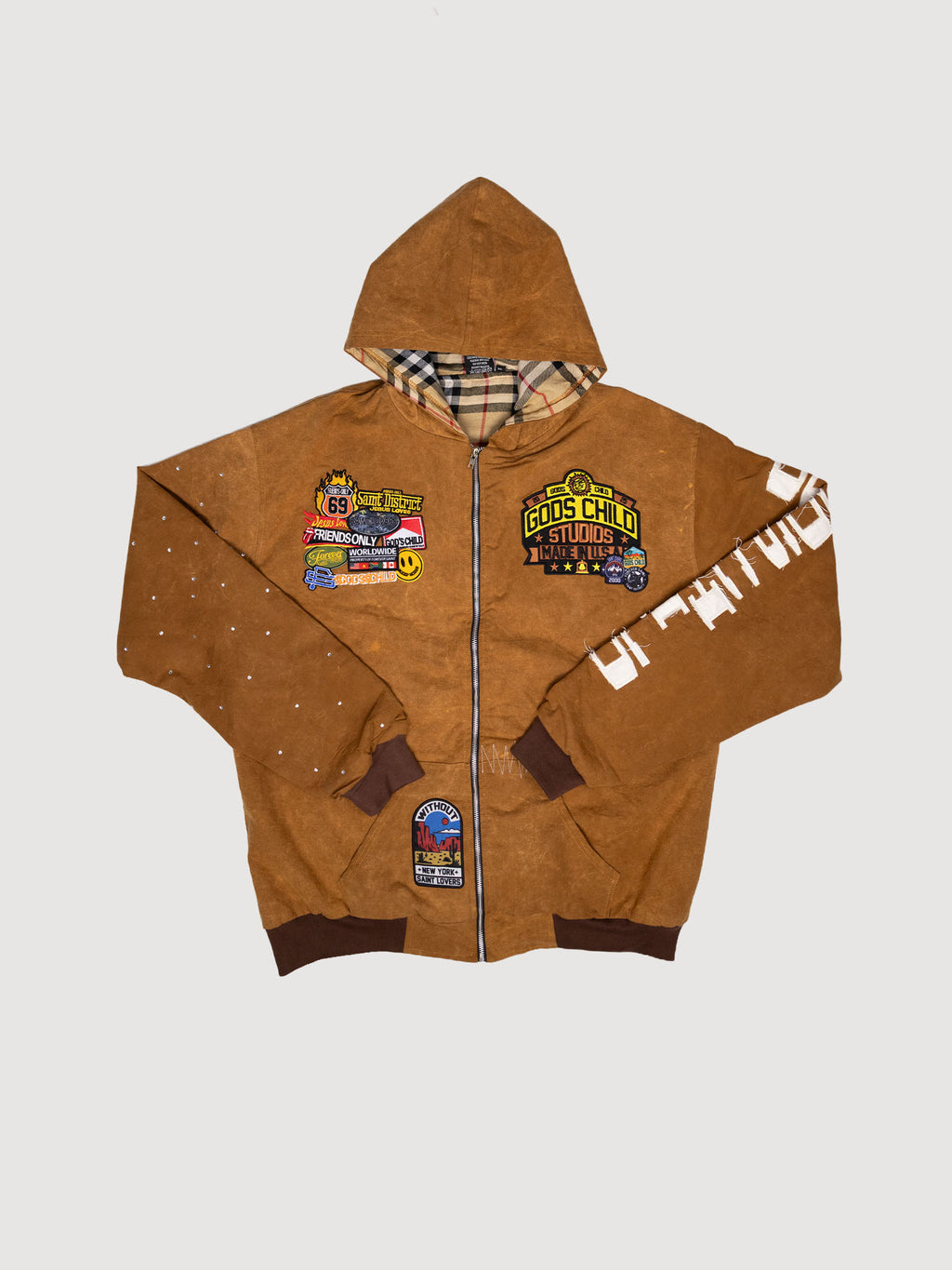 Godschild Studios camel patches Jacket