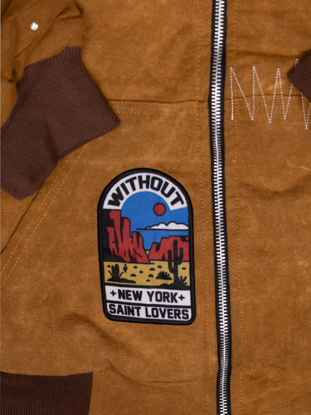 Godschild Studios camel patches Jacket