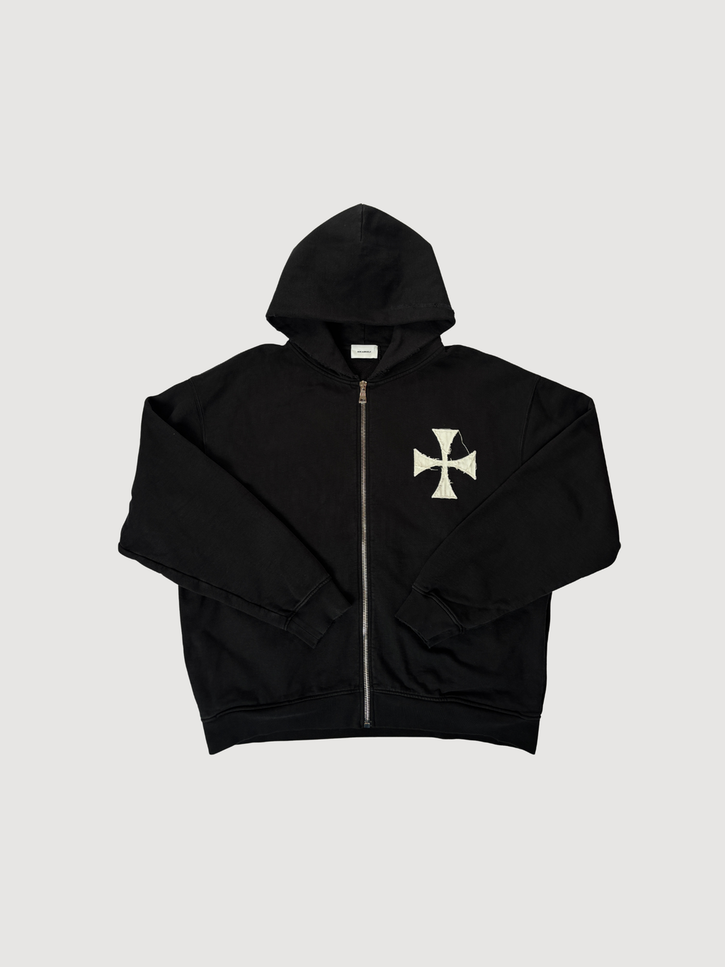 Ask Yourself Cross Zip Hoodie