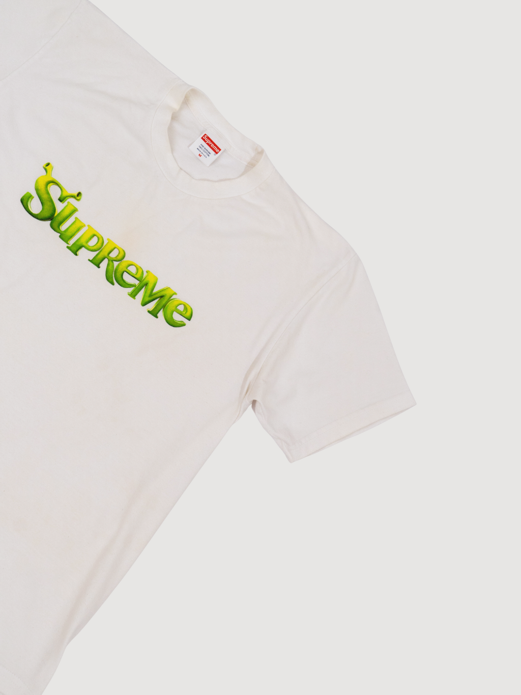 SUPREME 21AW Shrek Tee Logo Short Sleeve