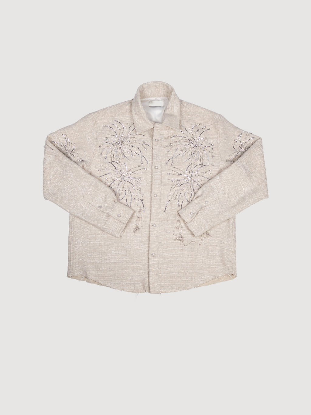 Crystal firework flannel