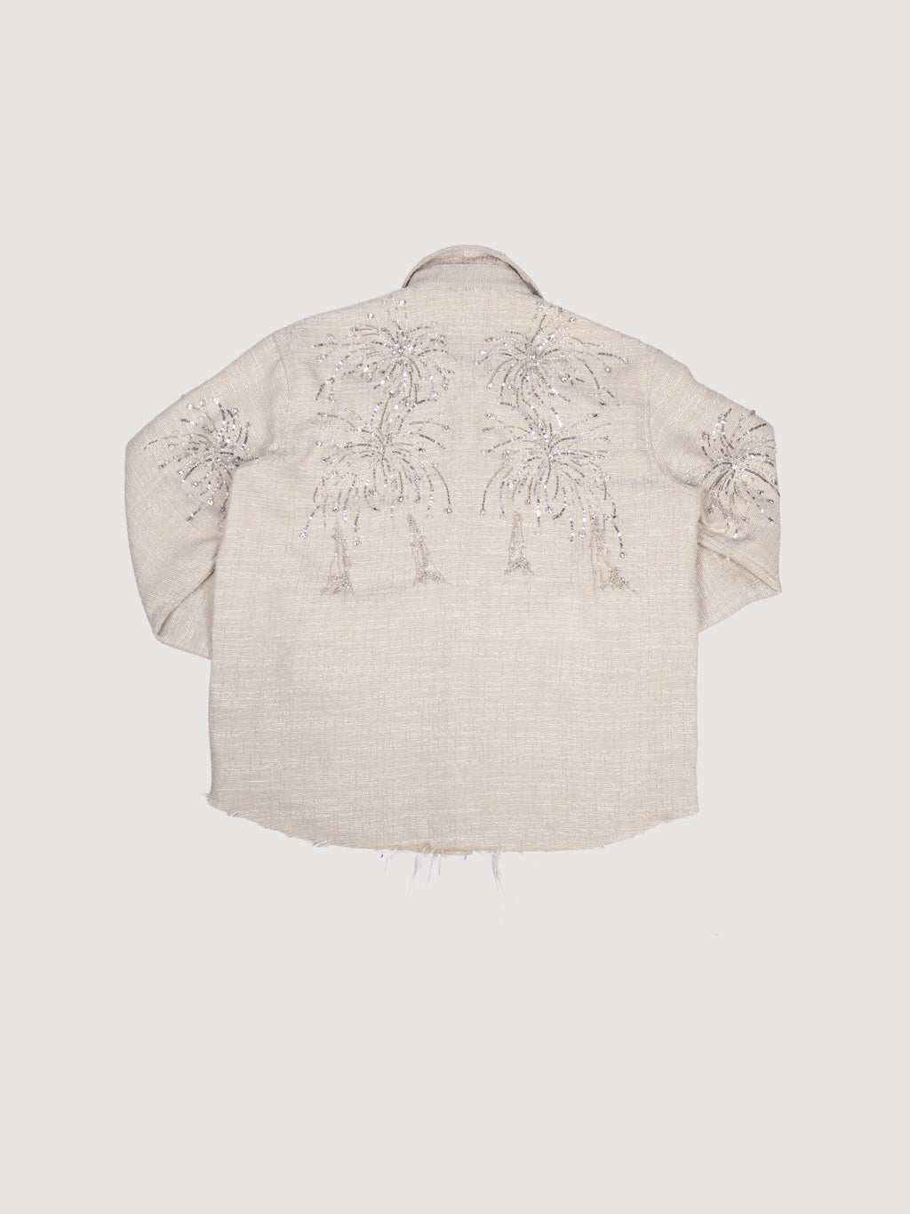 Crystal firework flannel