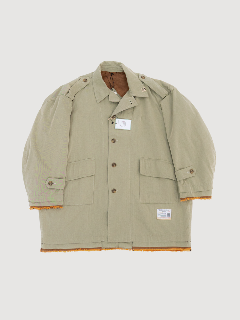 Maison Mihara Yasuhiro Coat Khaki