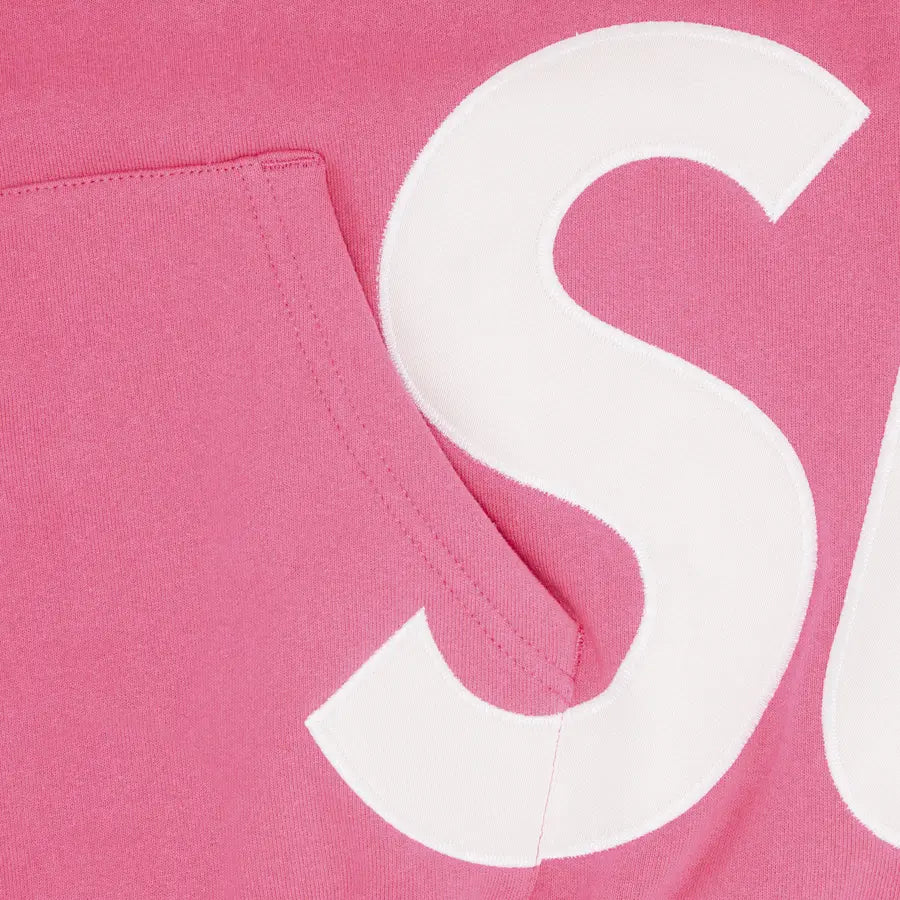 Supreme Big Logo Zip Up Hooded Sweatshirt