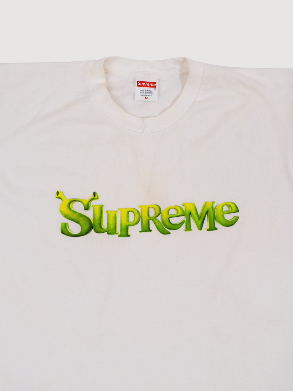 SUPREME 21AW Shrek Tee Logo Short Sleeve