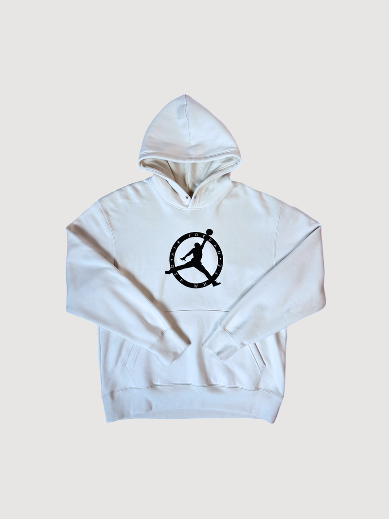 Jordan x Off-White Logo Hoodie Cream