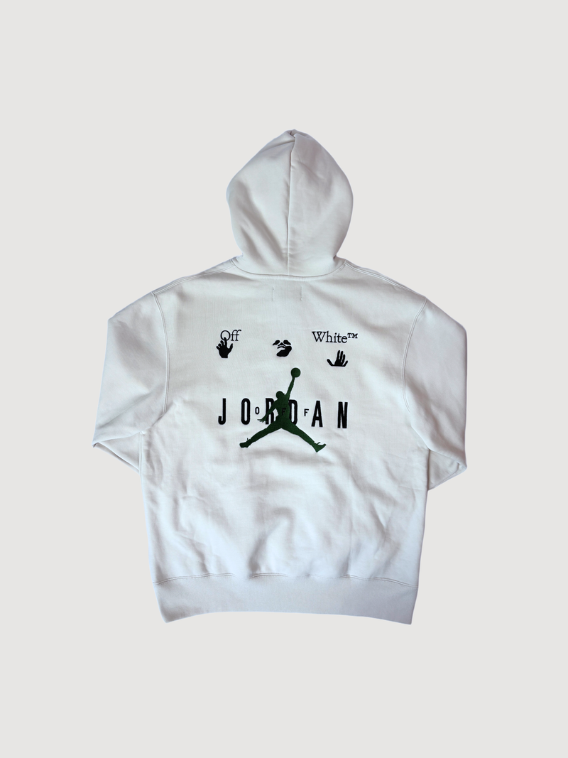 Jordan x Off-White Logo Hoodie Cream