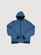 MooRER Blue Reversible Hooded Jacket