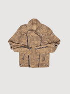 Balmain Destroyed Camouflage Print Vintage Biker Jacket '18