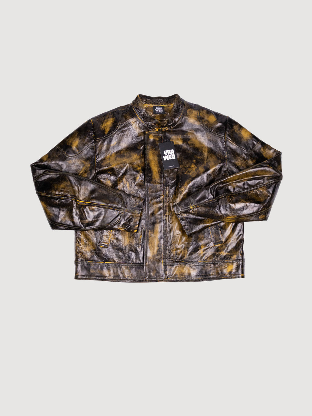 Can not be hidden leather Jacket