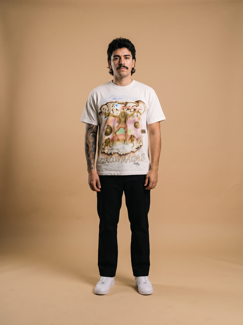 Travis Scott Circus Maximus Tour T-shirt, studio shot