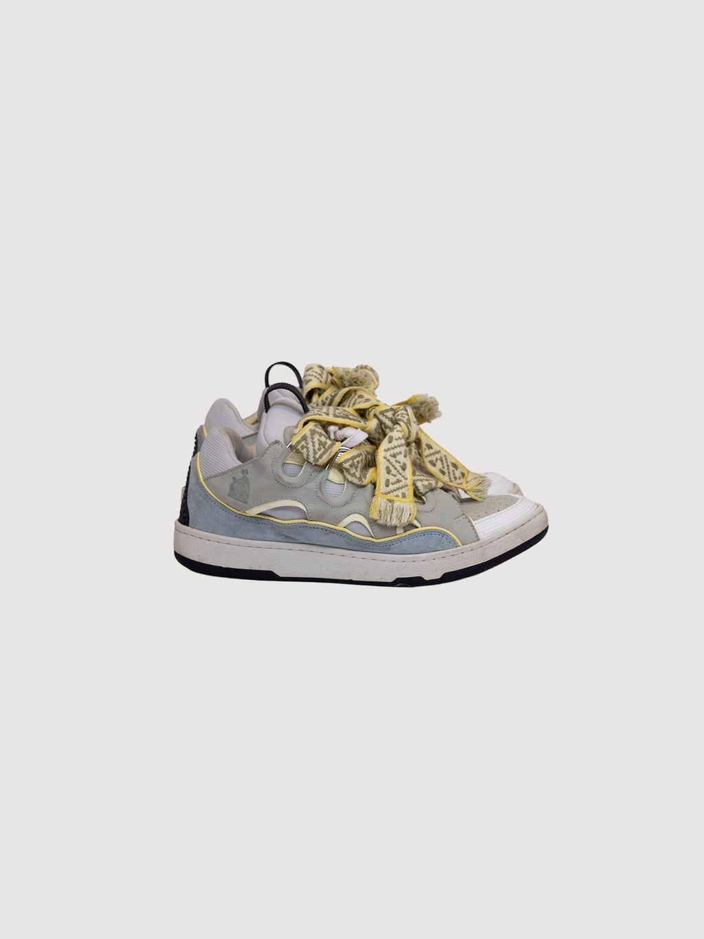 Lanvin Curb sneakers in a blue grey colorway