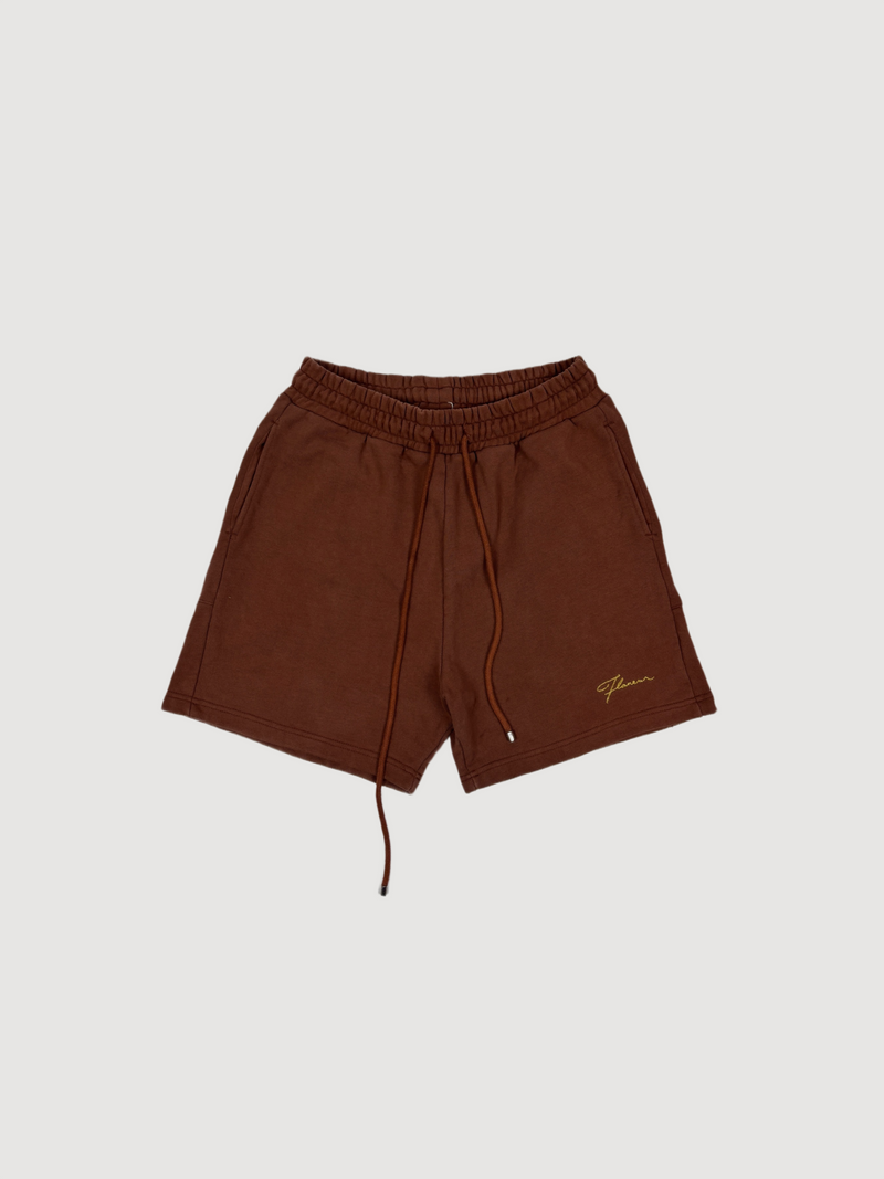 Flaneur Homme Brown Shorts