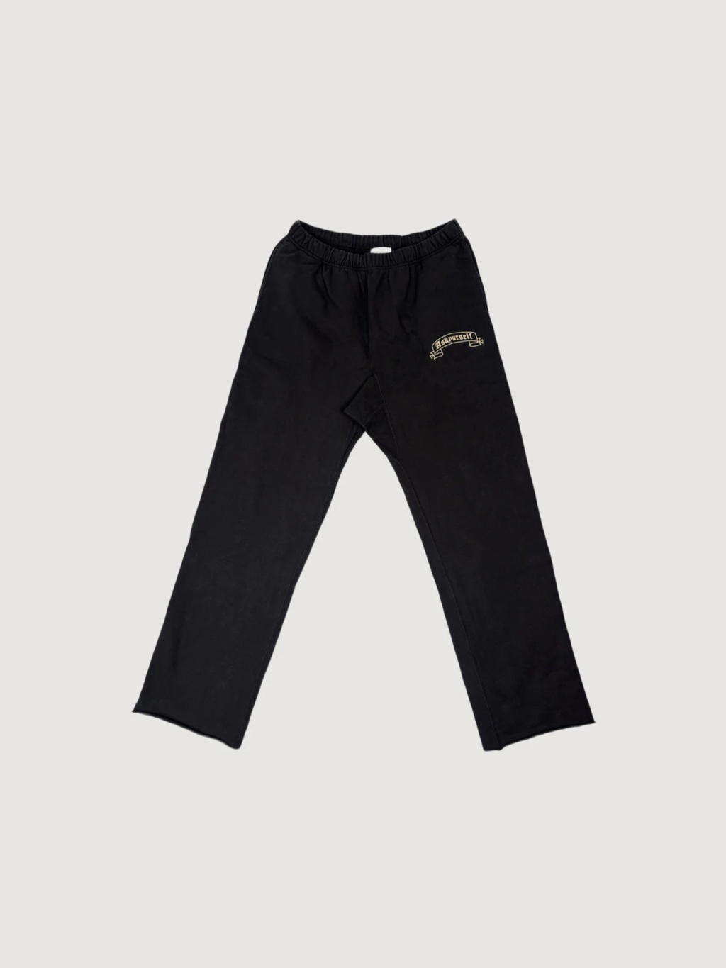 Ask Yourself Black Sweatpants