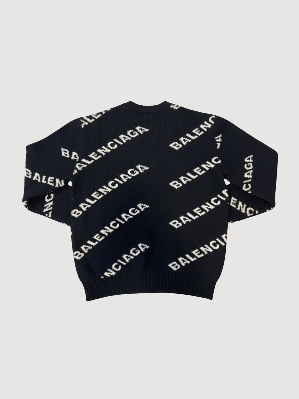 Balenciaga Allover Logo Knitwear
