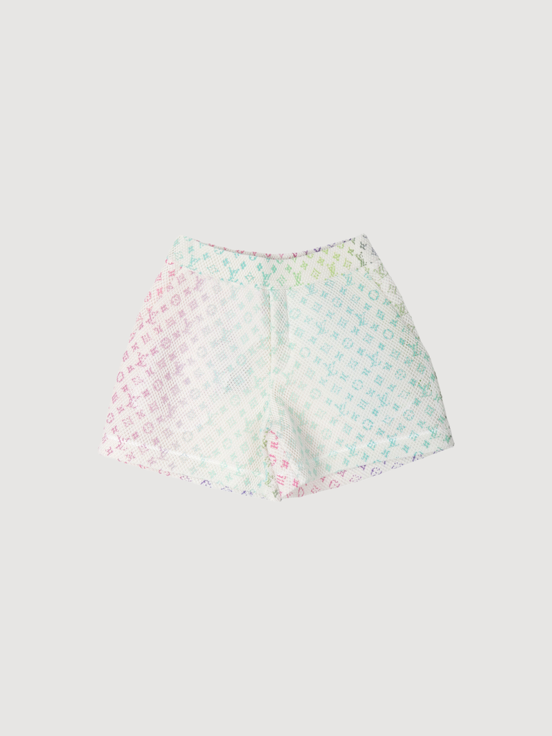 Louis Vuitton SS22 "Amen Break" mesh shorts