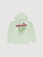 Sp5der graphic-print "Mint" hoodie