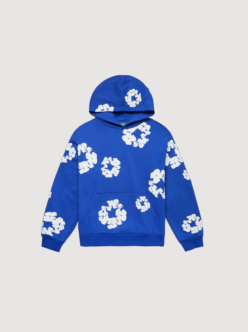 Denim Tears Cotton Wreath Hoodie Royal Blue