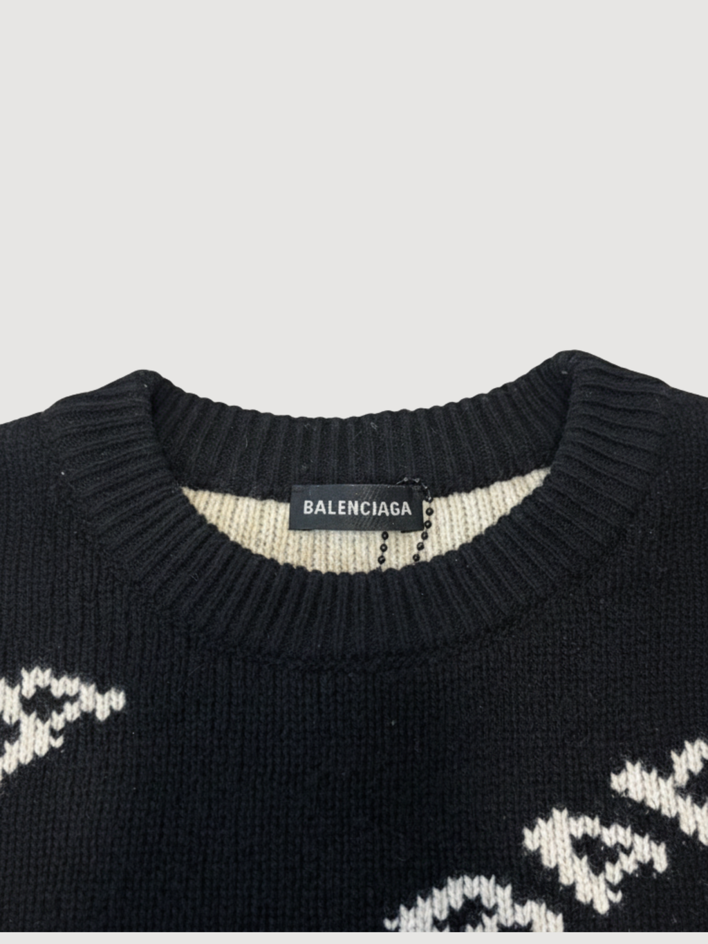 Balenciaga Allover Logo Knitwear