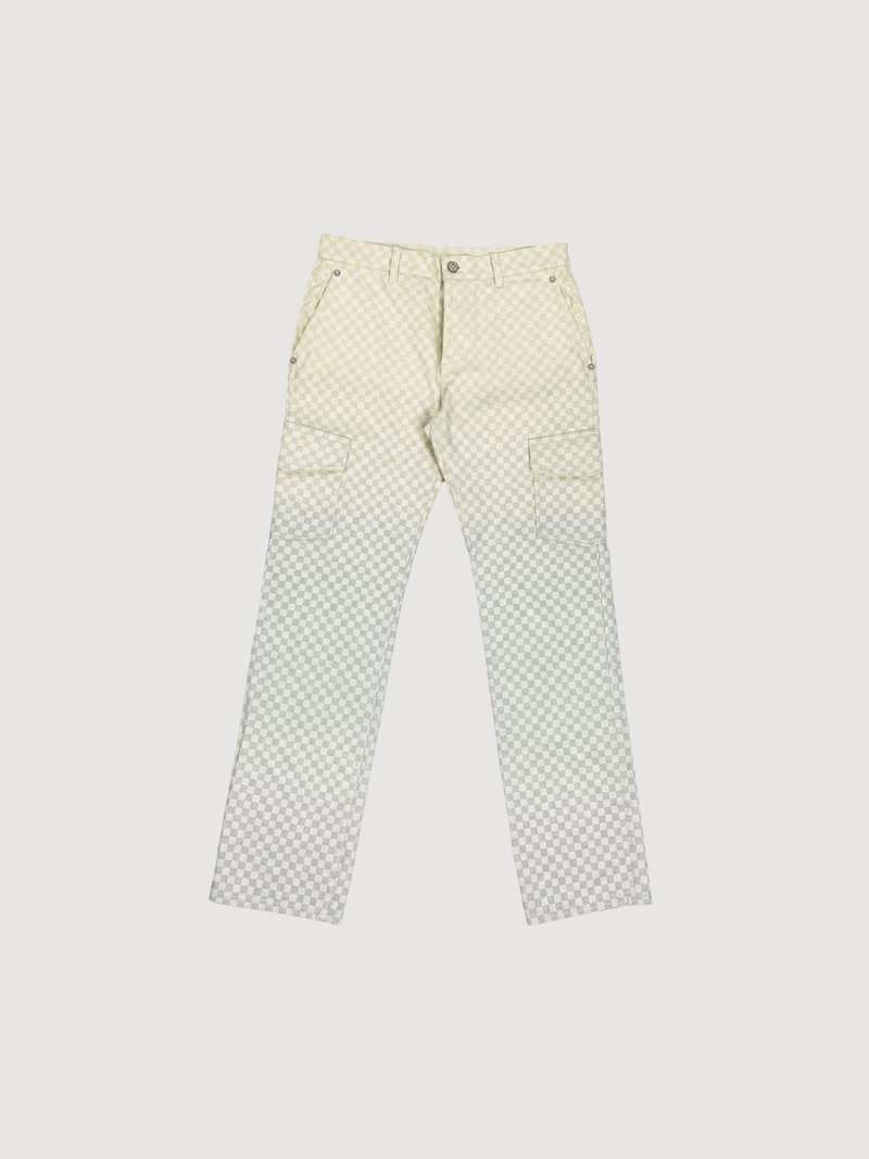 Louis Vuitton Damier Gradient Jacquard Denim Cargo Pants