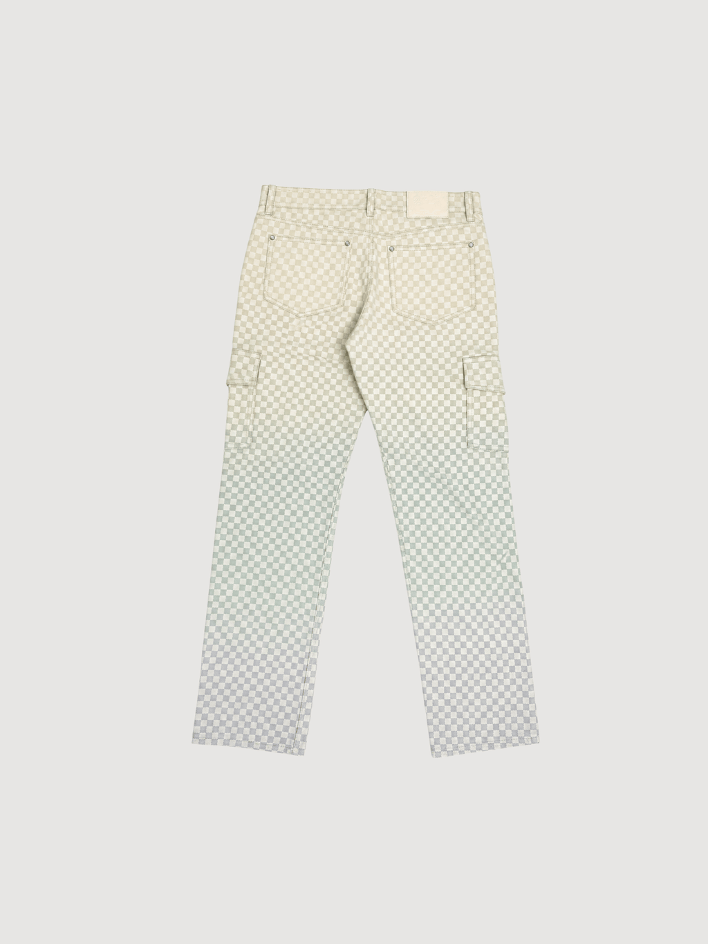 Louis Vuitton Damier Gradient Jacquard Denim Cargo Pants