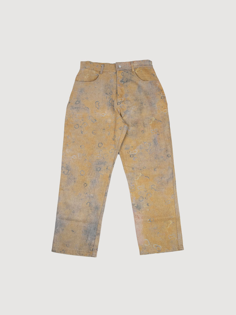 Multicolor Print Jeans