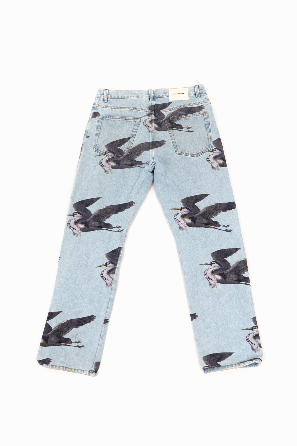 Heron Preston Bird Print Jeans