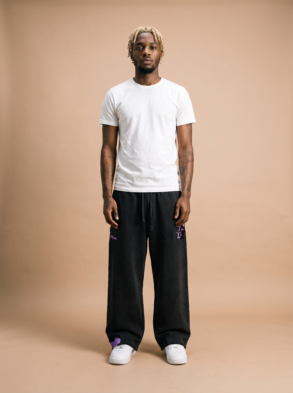 Triple Sevens x Booby Trap Heavy Sweatpant Black Purple