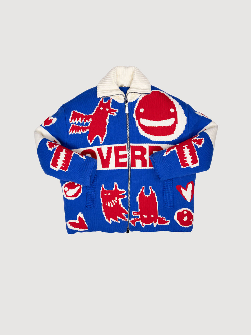 Charles Jeffrey Loverboy knitted puffer Jacket