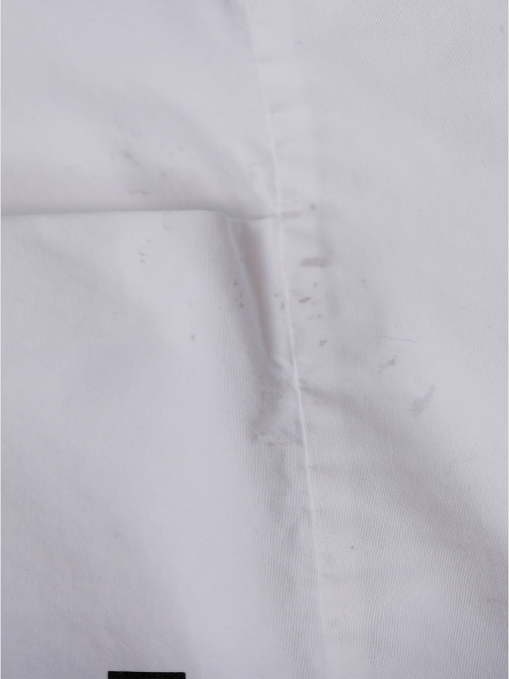 Balenciaga black print free white short-sleeve shirt